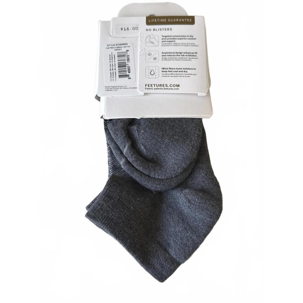 3 Pairs Si L Feetures Golf Max Cushion Low Cut Socks No Blisters M 9-12 W 10-13 - Picture 6 of 6